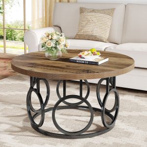 31.5" Coffee Table, Rustic Center Table Snack Table