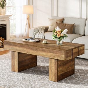 47" Coffee Table, Farmhouse Accent Table Snack Table