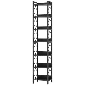 7-Tier Corner Shelf, 78.7" Narrow Bookshelf Corner Bookcase - Image 10