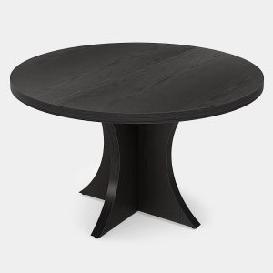 Wood Dining Table, 47.24 Inches Round Kitchen Table for 4-6 - Image 8